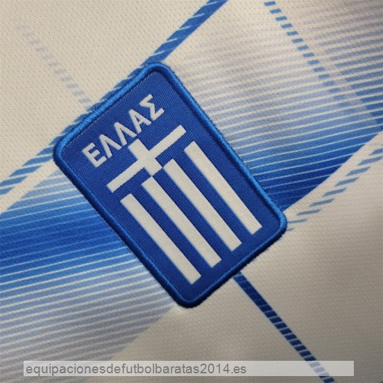 Nuevo Tailandia 1ª Camiseta Grecia 2023 Blanco Baratas